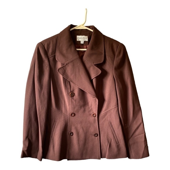 Cote a Cote Women’s Brown Blazer Size8 in Excellent Used Condition - Picture 1 of 6